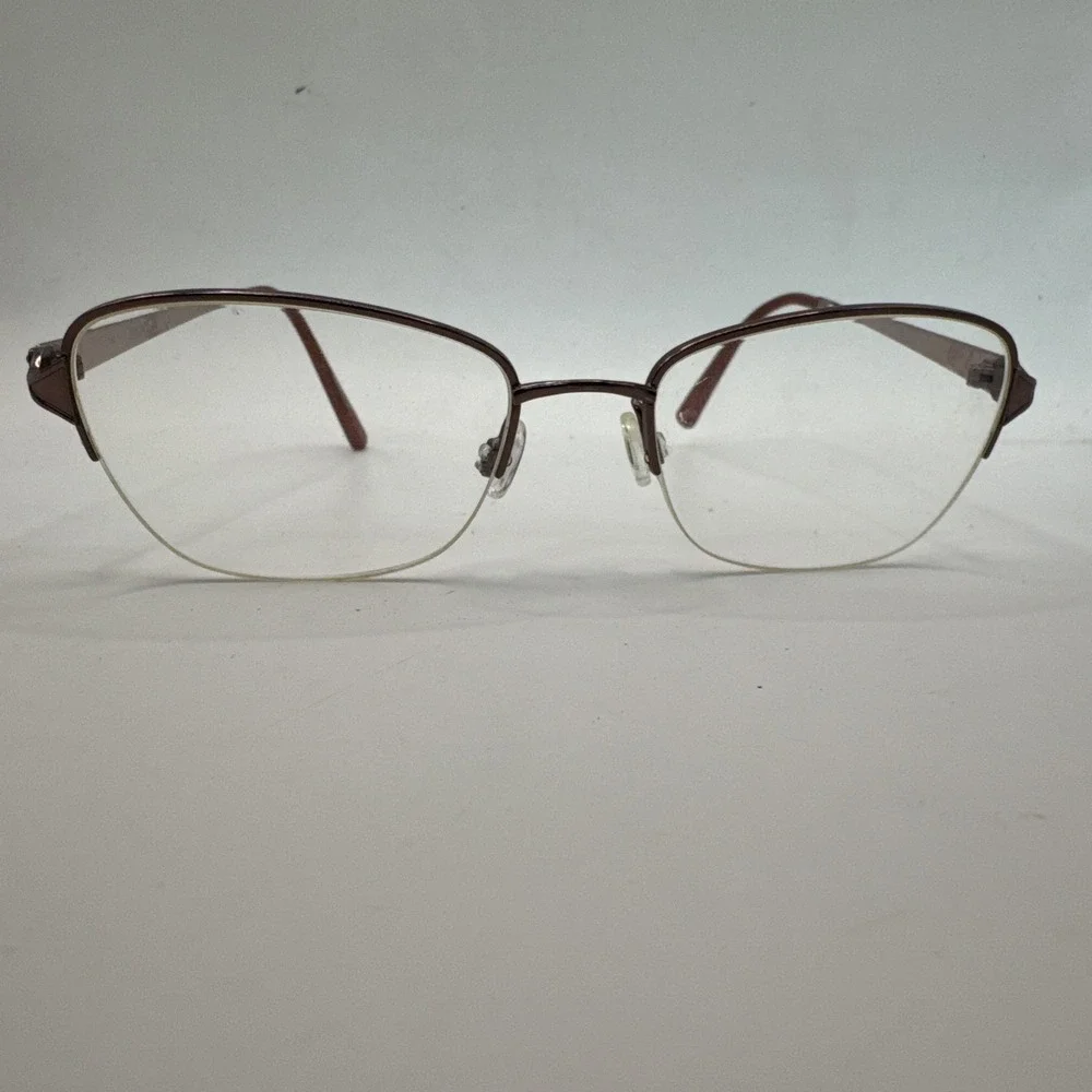 NEW FLEXON LORETTA 505 Plum FLEXIBLE TITANIUM Eyeglasses 53mm with Flexon Case